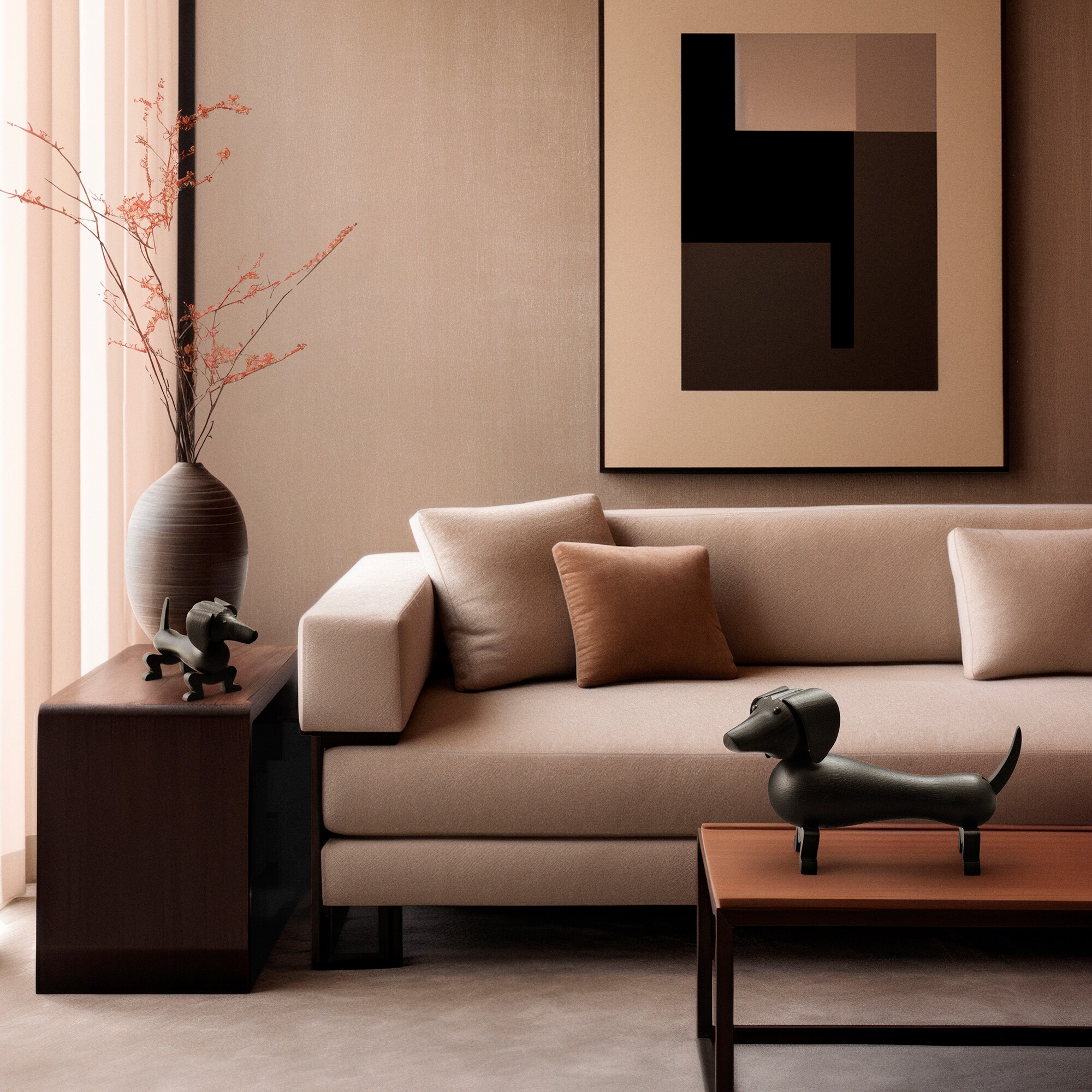 Special Edition Wooden Figurine Dog