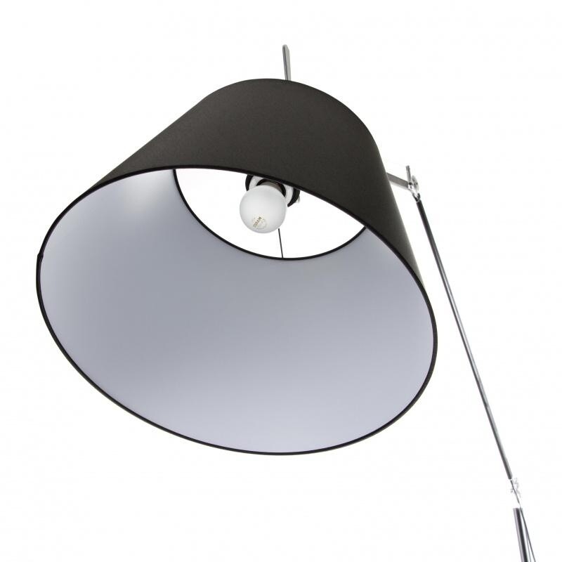 Tolomeo Mega Floor Lamp Black With Switch