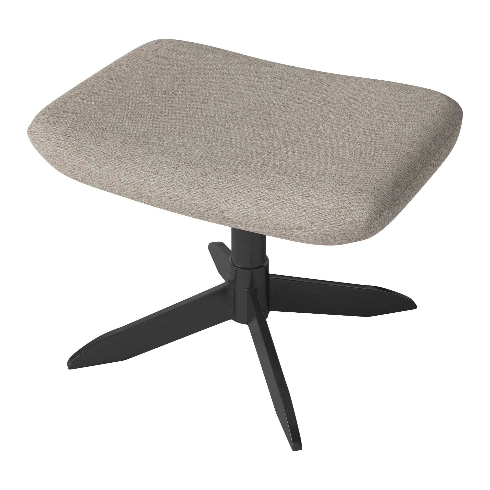 Saga Footstool Black Base