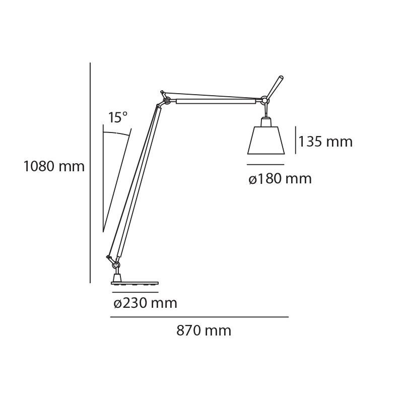 Tolomeo Lettura Basculante Reading Lamp