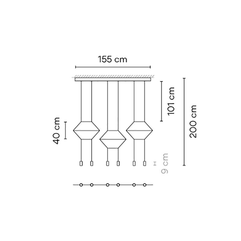 Wireflow Lineal 0325 LED Suspension Lamp
