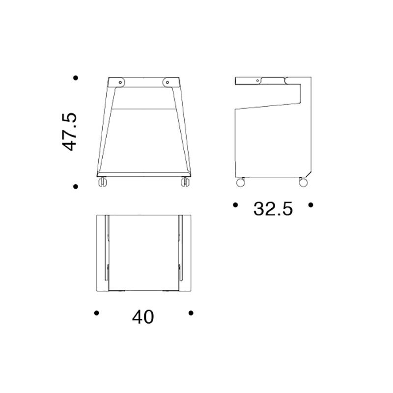 Smith Container With Wheels