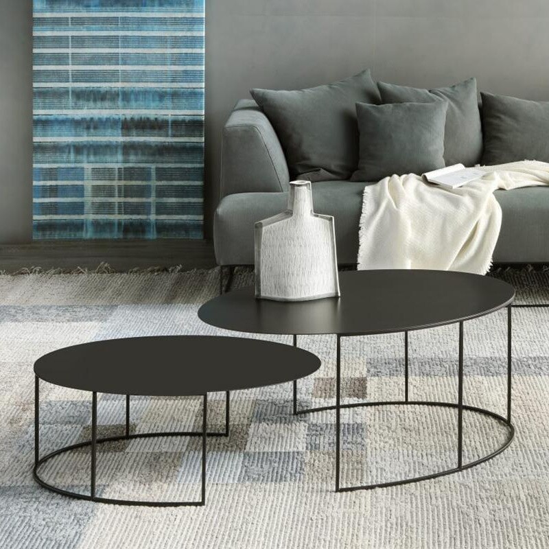 Slim Irony Oval Coffee Table