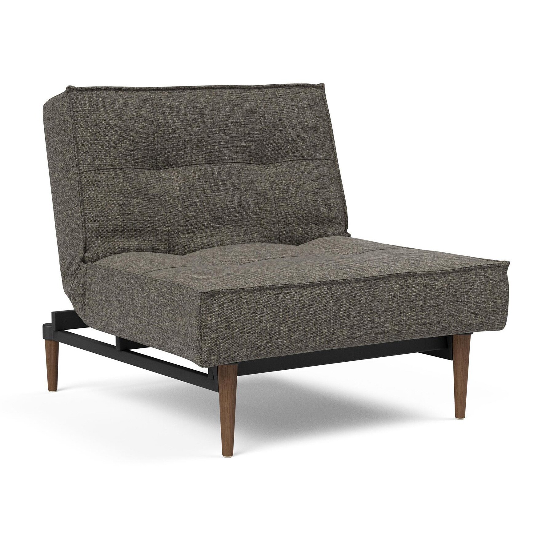 Splitback Styletto Easy Chair Dark Wood