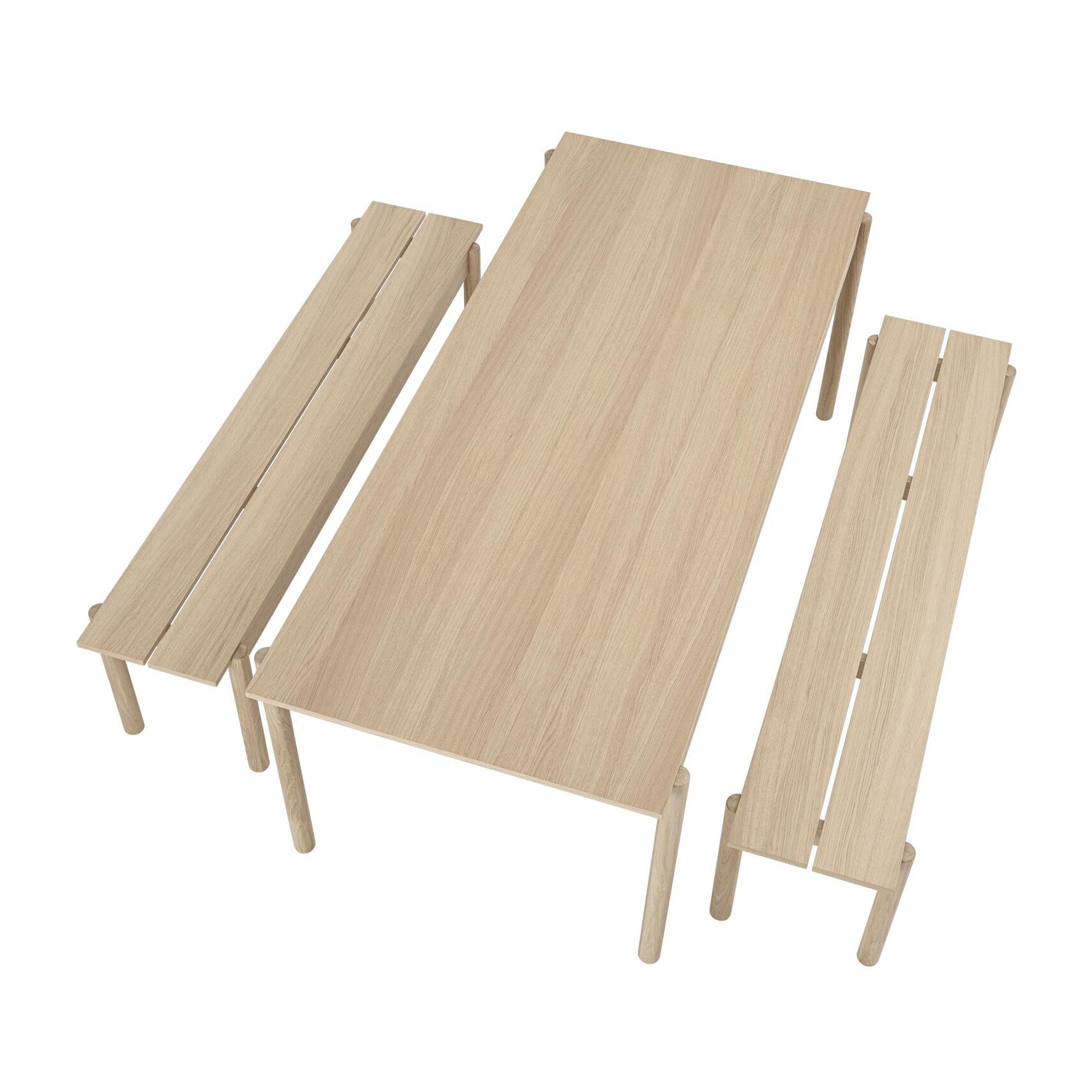 Linear Wood Dining Table 260x90cm