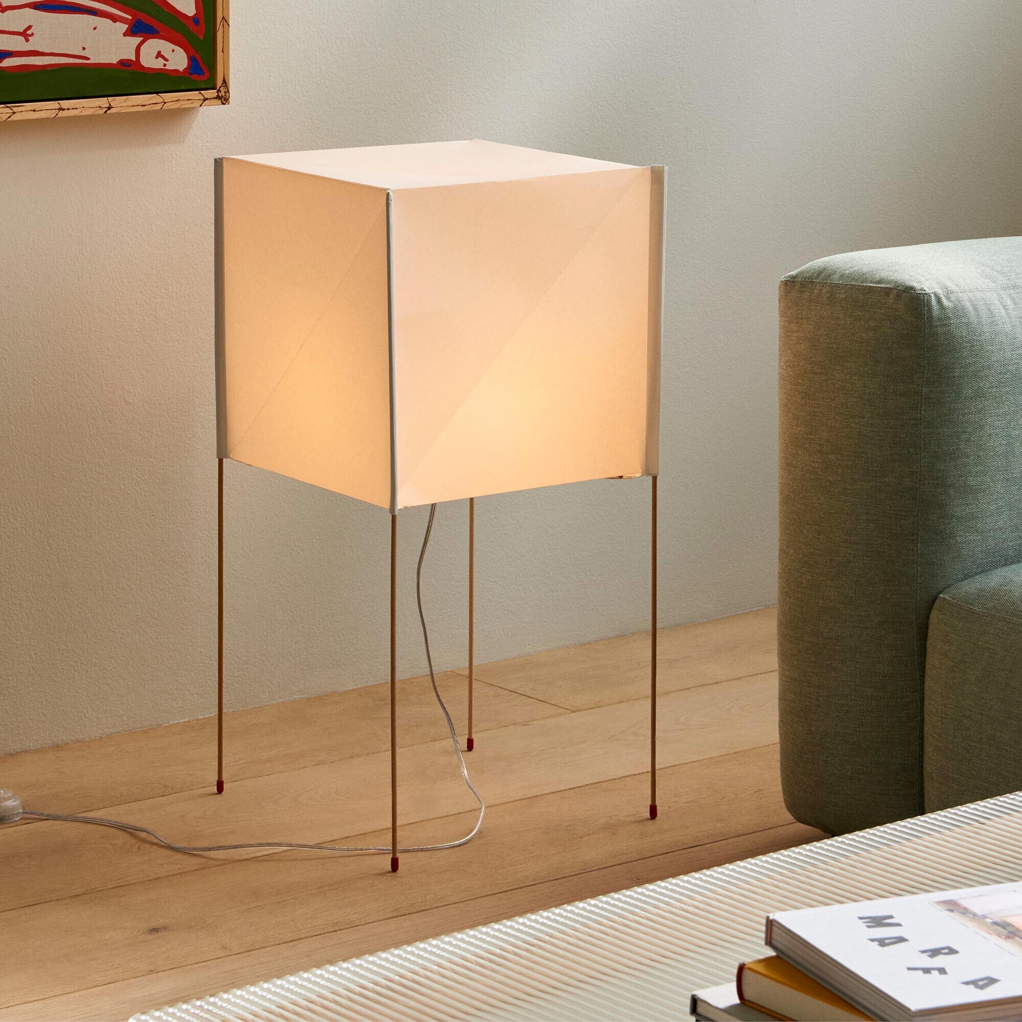 Paper Cube Floor Lamp
