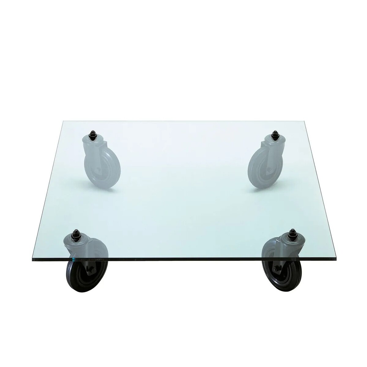 Tavolo Con Ruote Coffee Table 100x100cm