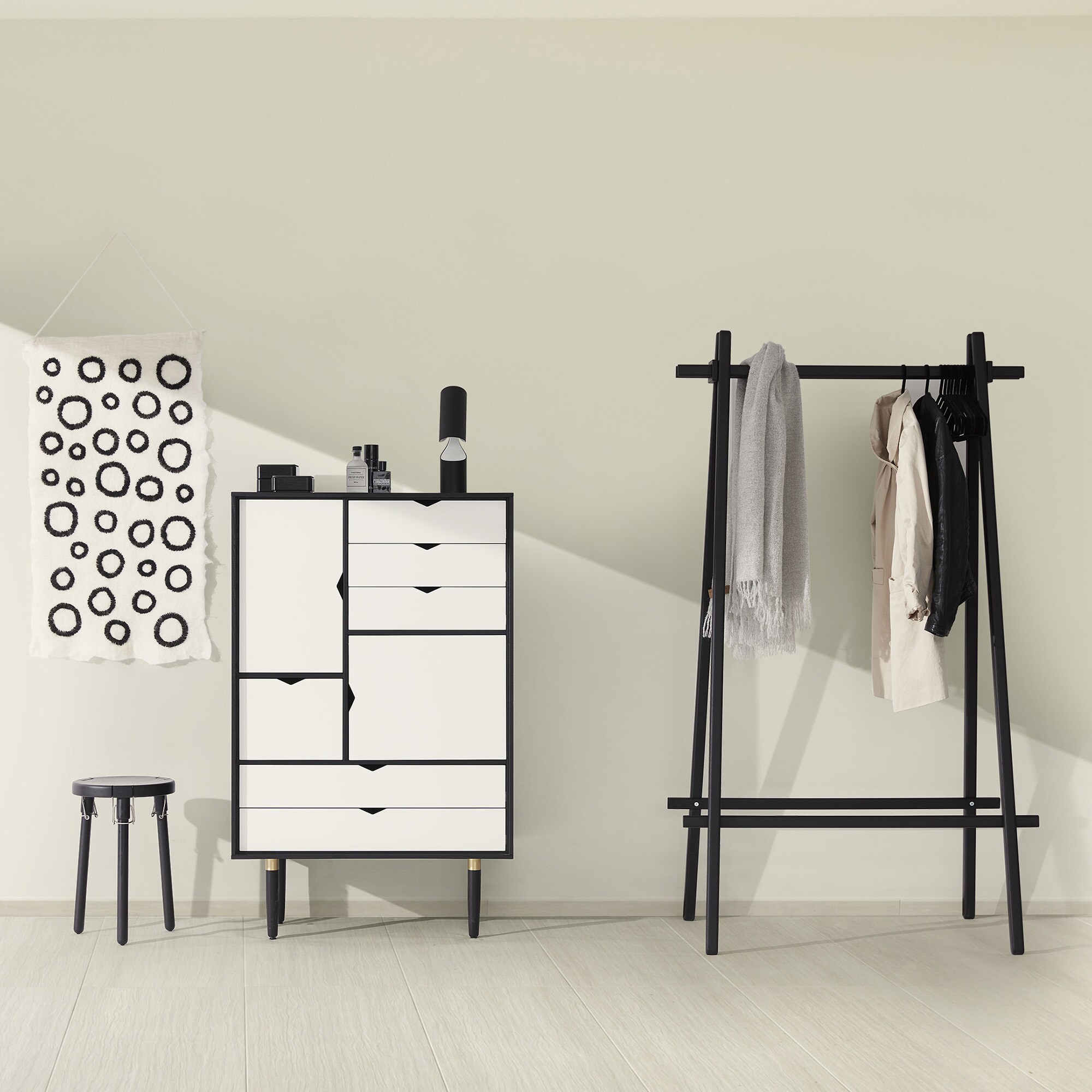 S5 Highboard White Fronts