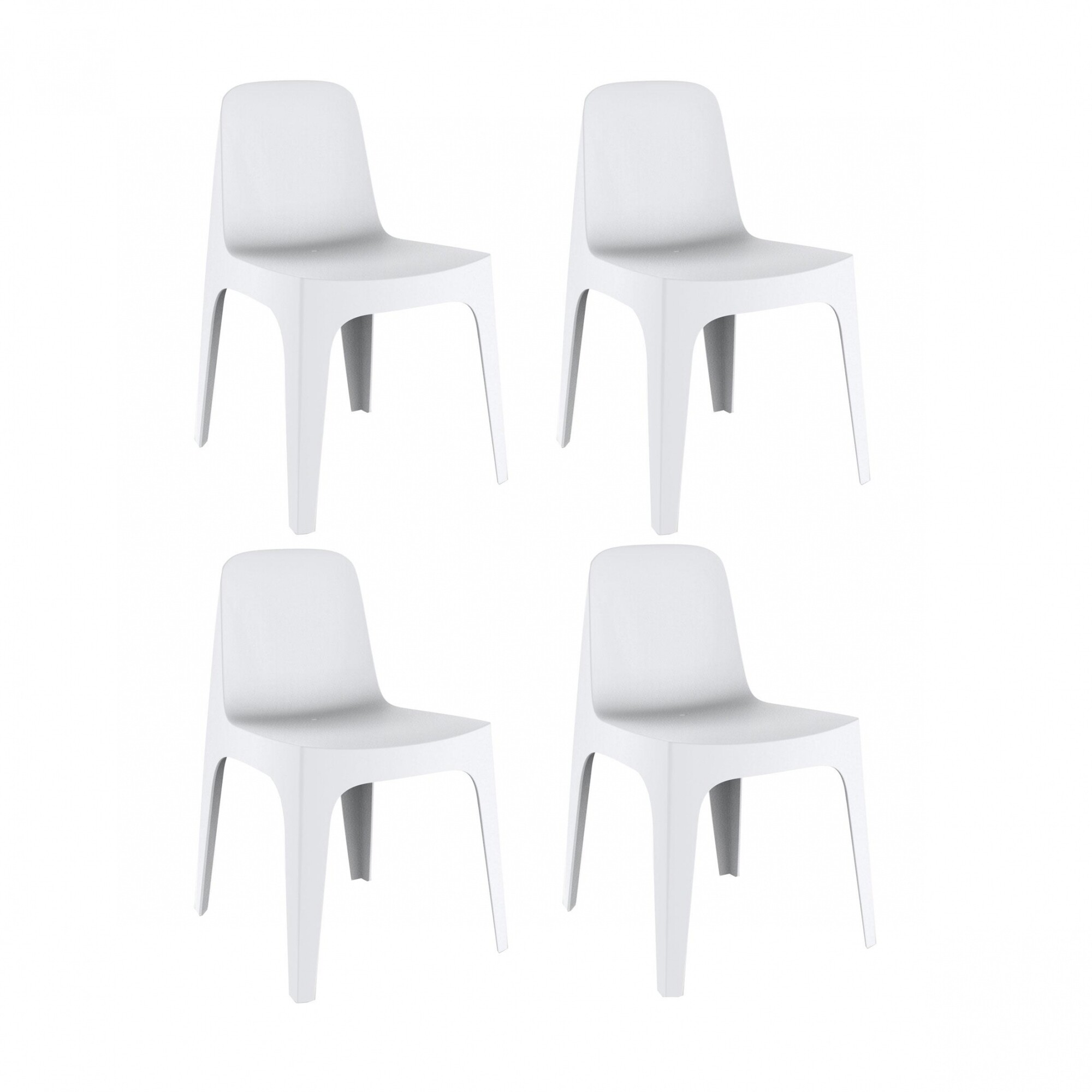 Solid Chair Set of 4