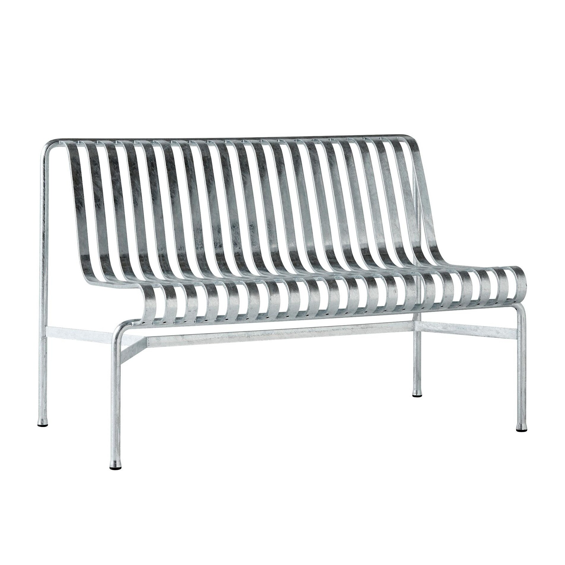 Palissade Dining Bench without Armrest Hot Galvanised