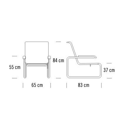 S 35 L Easy Chair Leather