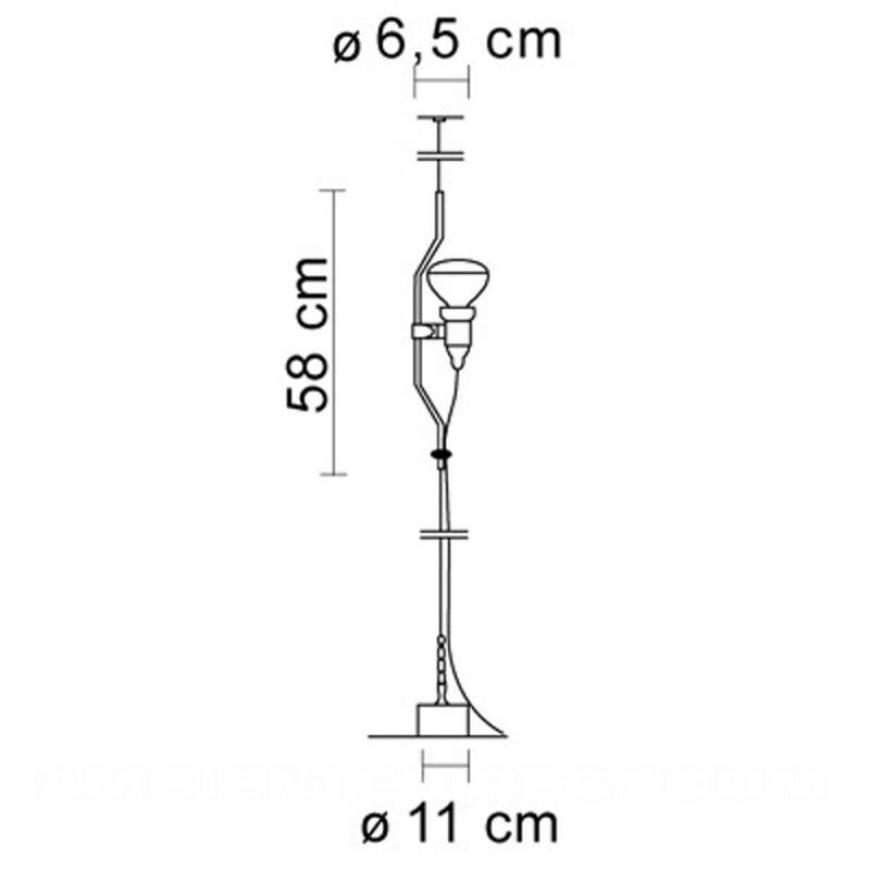 Parentesi Floor Lamp with Dimmer