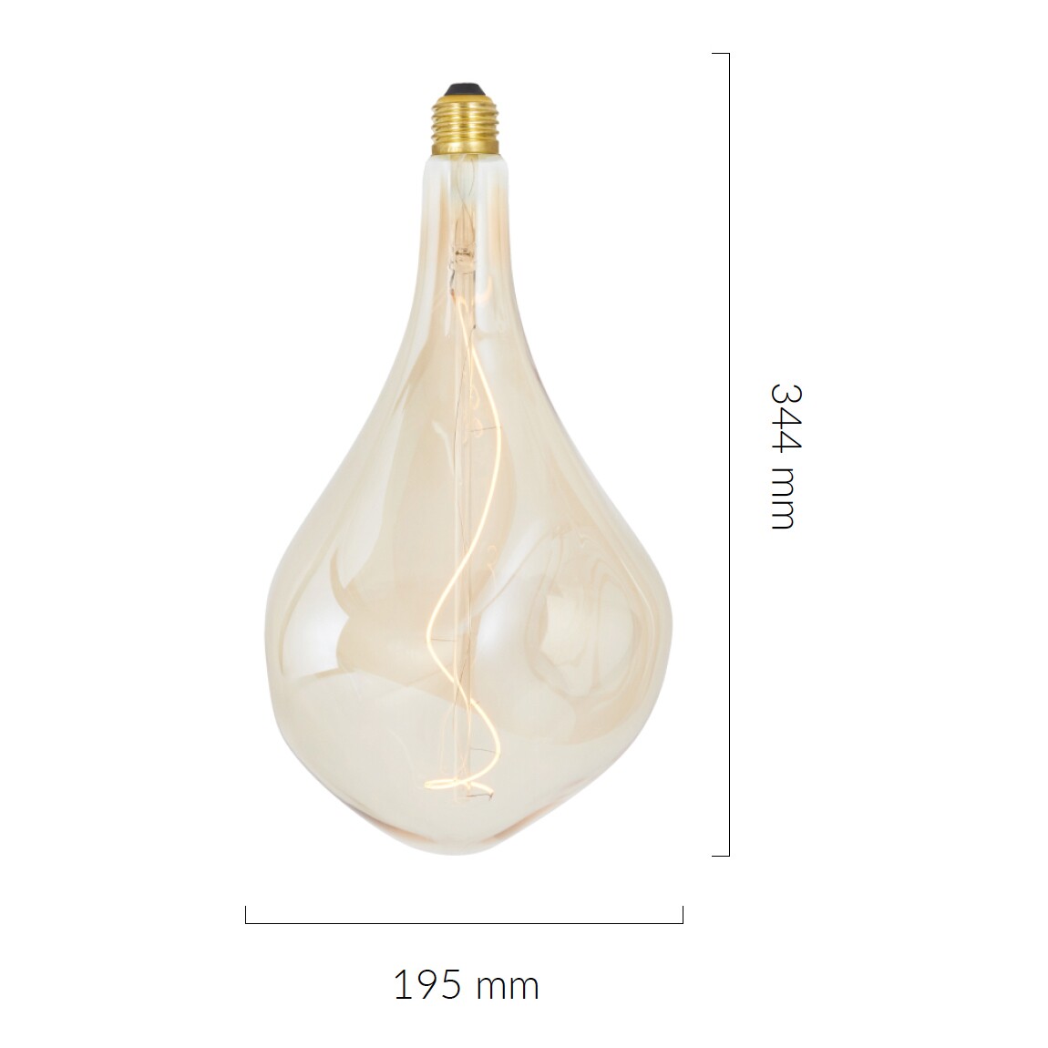 Voronoi III LED E27 FILAMENT 360° 5W => 22W