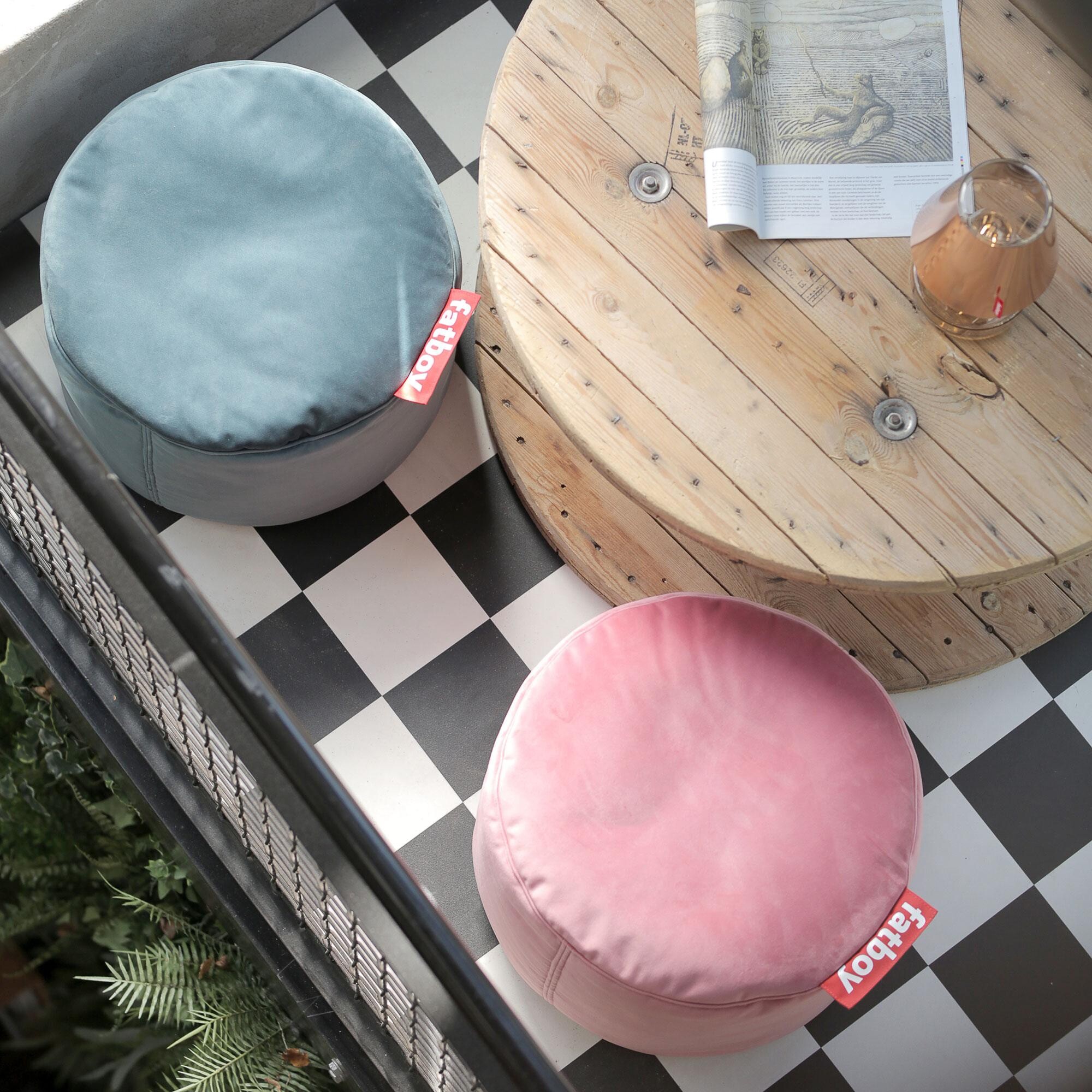 Point Pouf/Stool Velvet