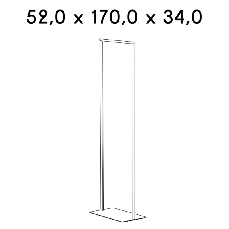 Slim Coatstand W 52cm