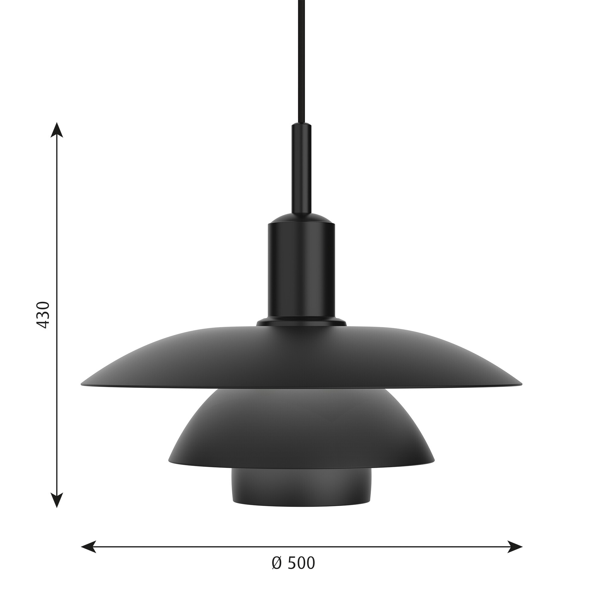 PH 5/5 Suspension Lamp Metal