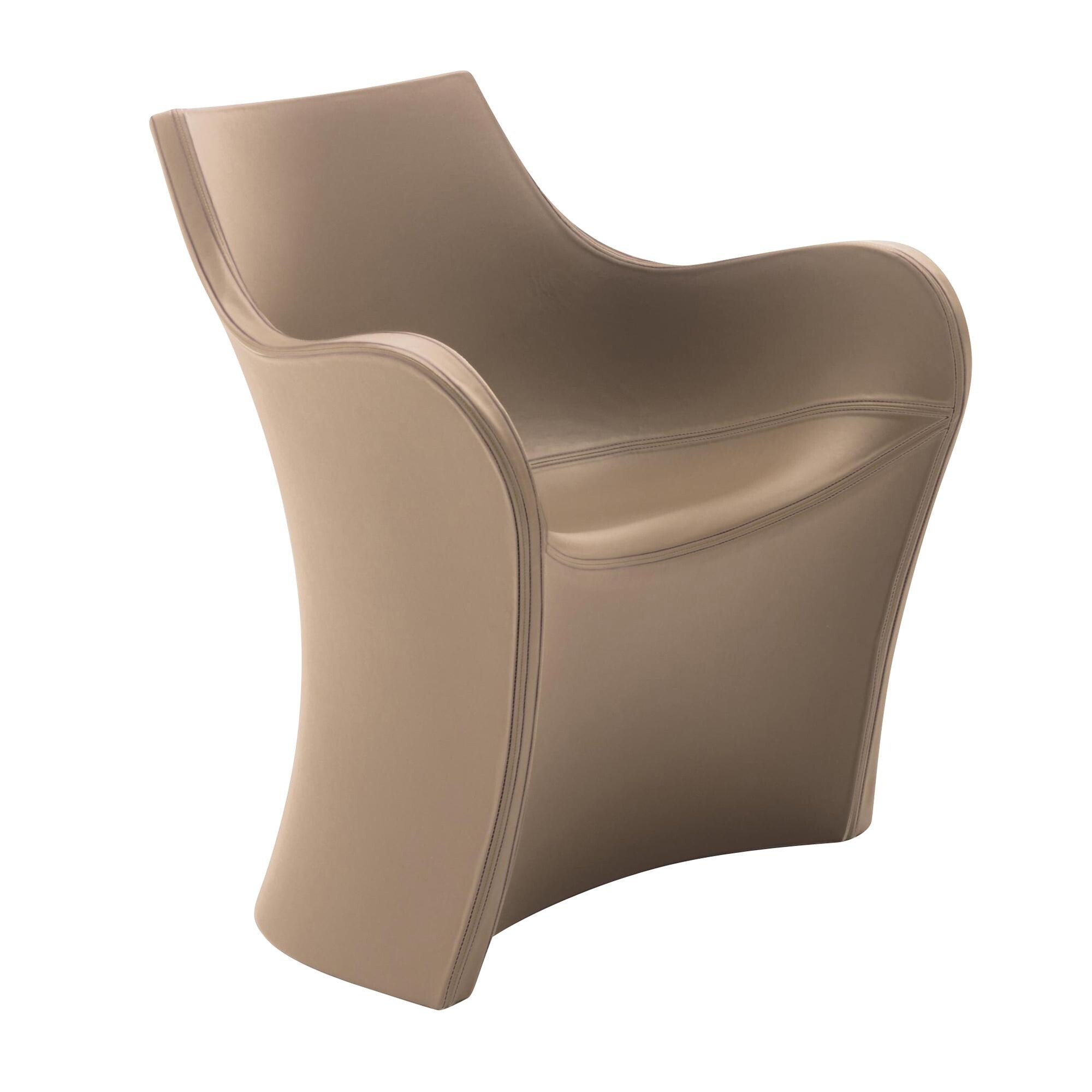 Woopy Armchair with Real Leather