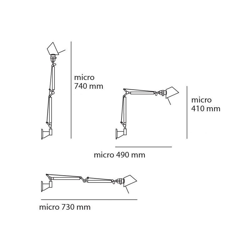 Tolomeo Micro Parete Wall Lamp