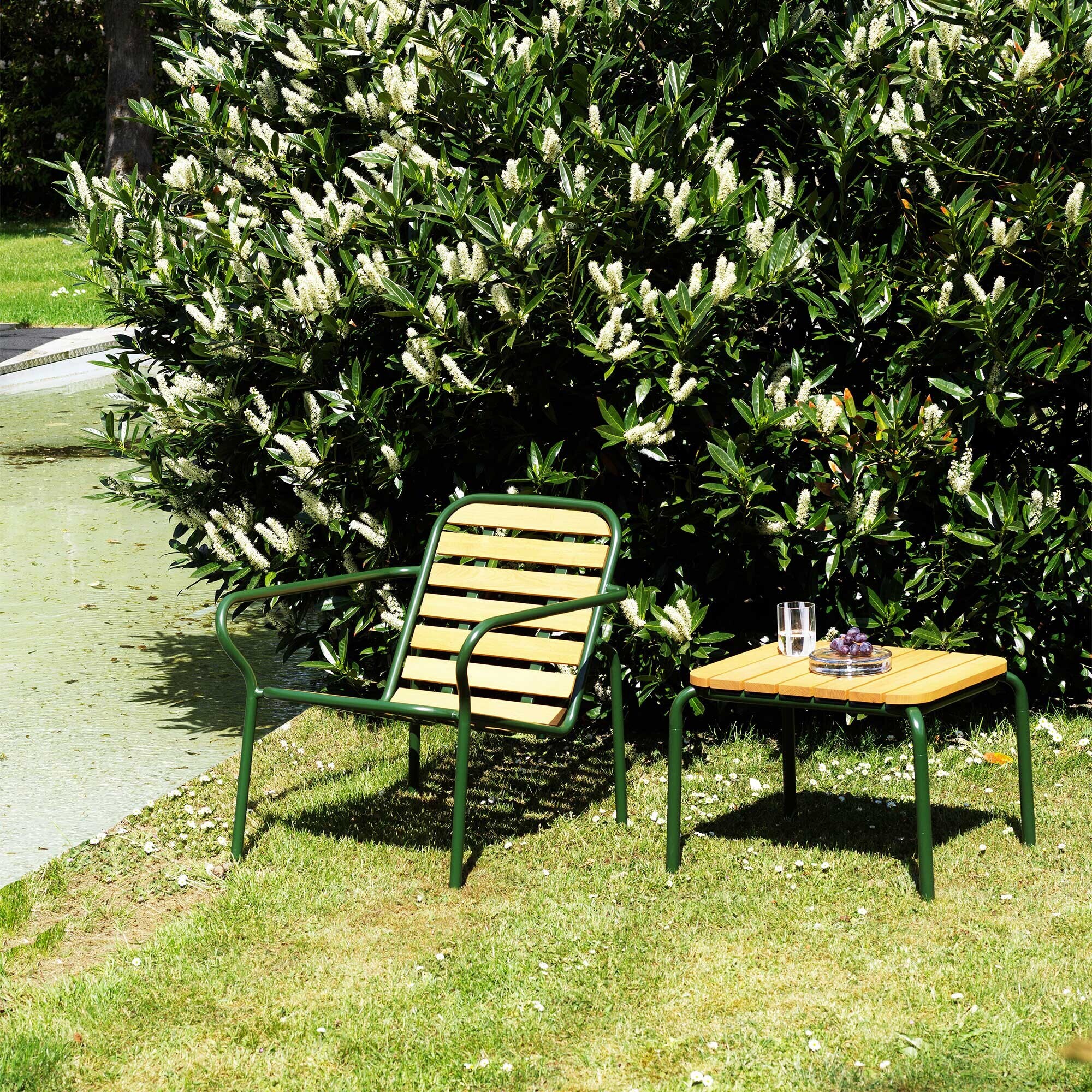 Vig Outdoor Side Table Wood