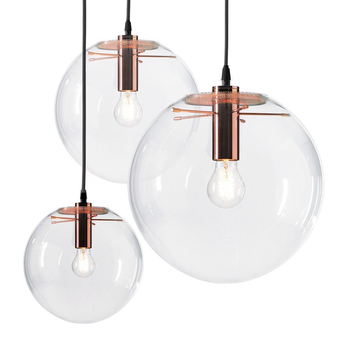 Selene Suspension Lamp Copper