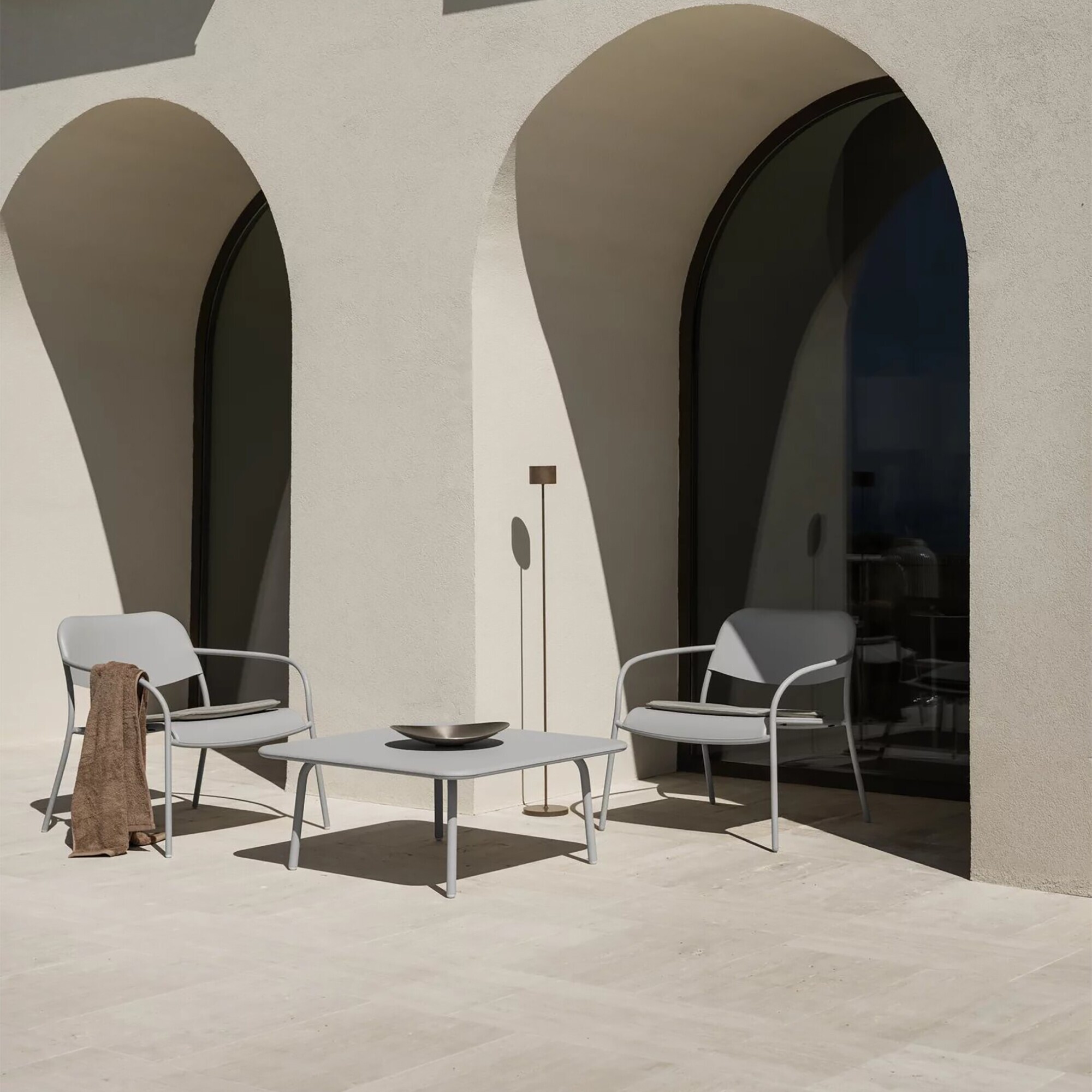 Yua Outdoor Lounge Chair Set of 2