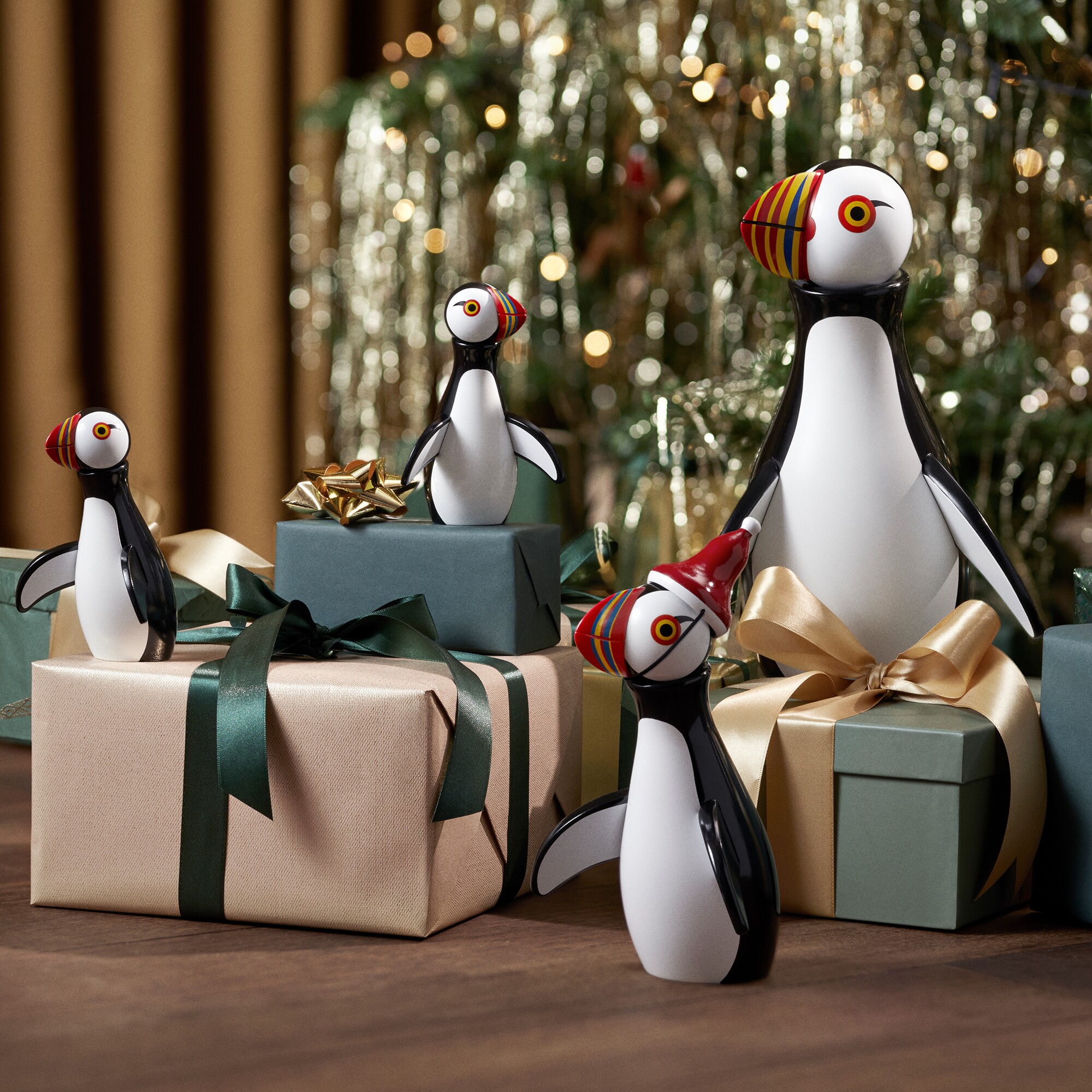 Wooden Figurine Atlantic Puffin