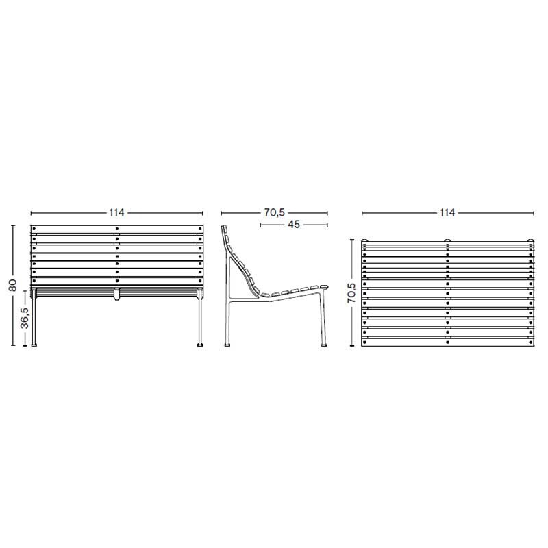 Traverse Outdoor Lounge Bench