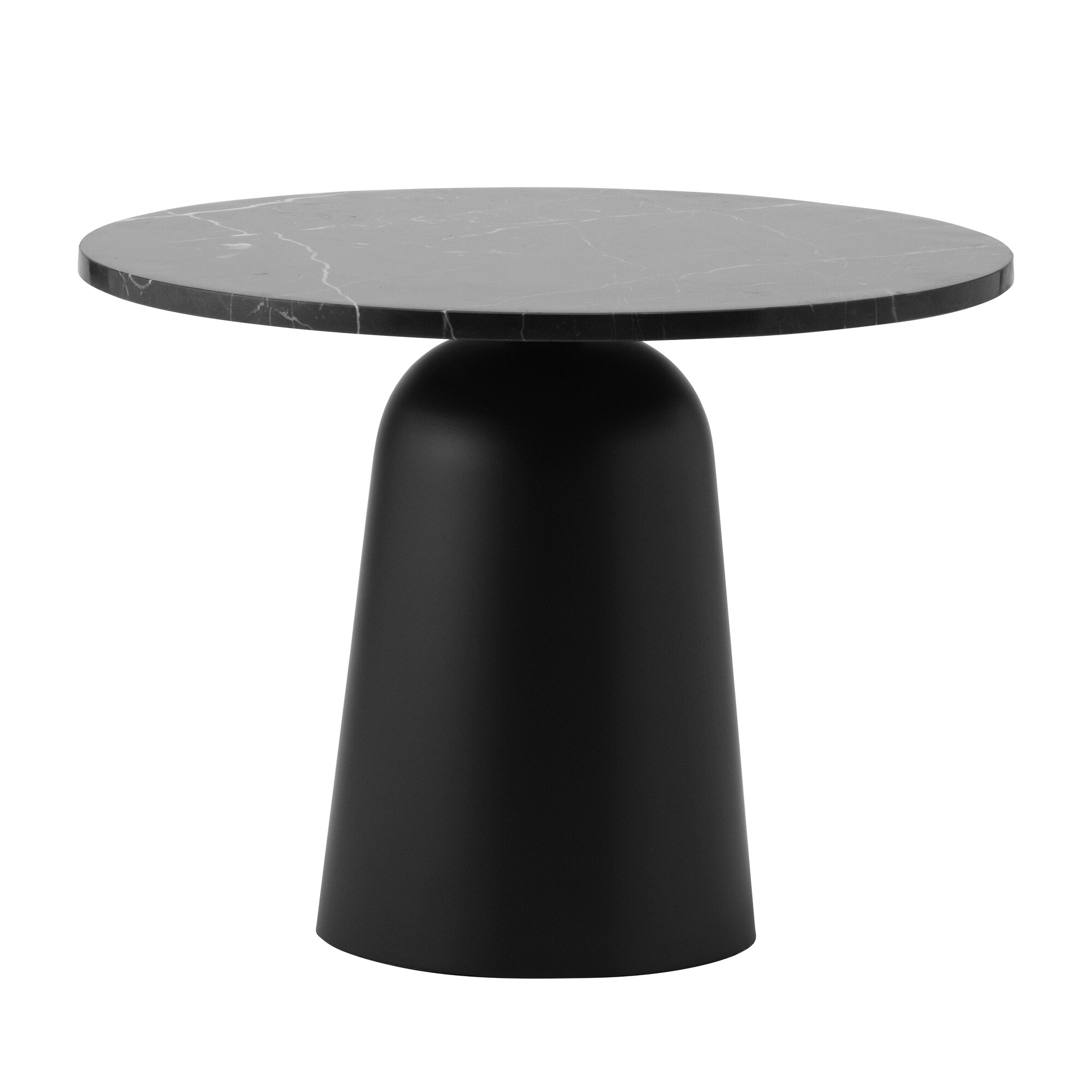 Turn Side Table Marble Adjustable in Height