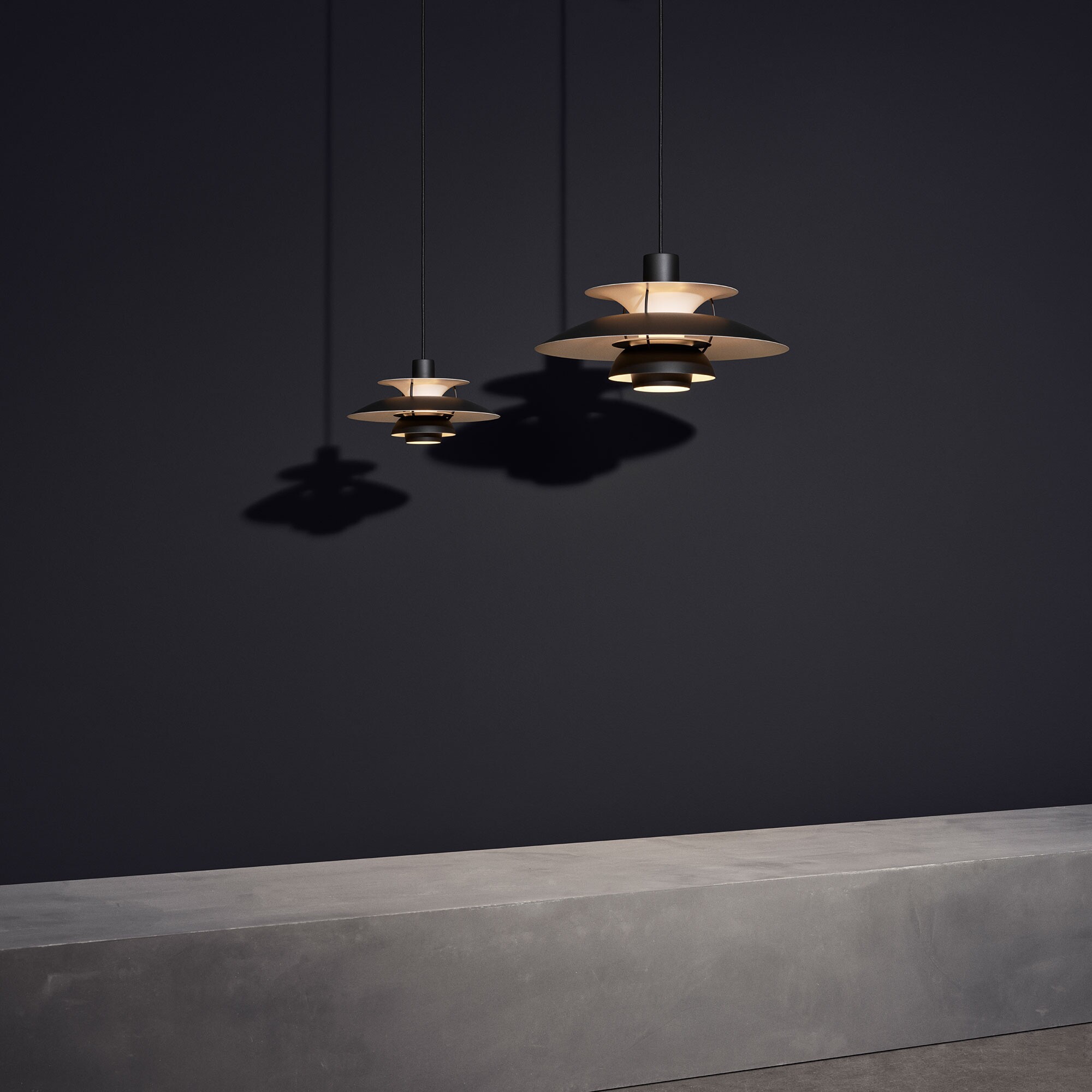PH 5 Monochrome Suspension Lamp