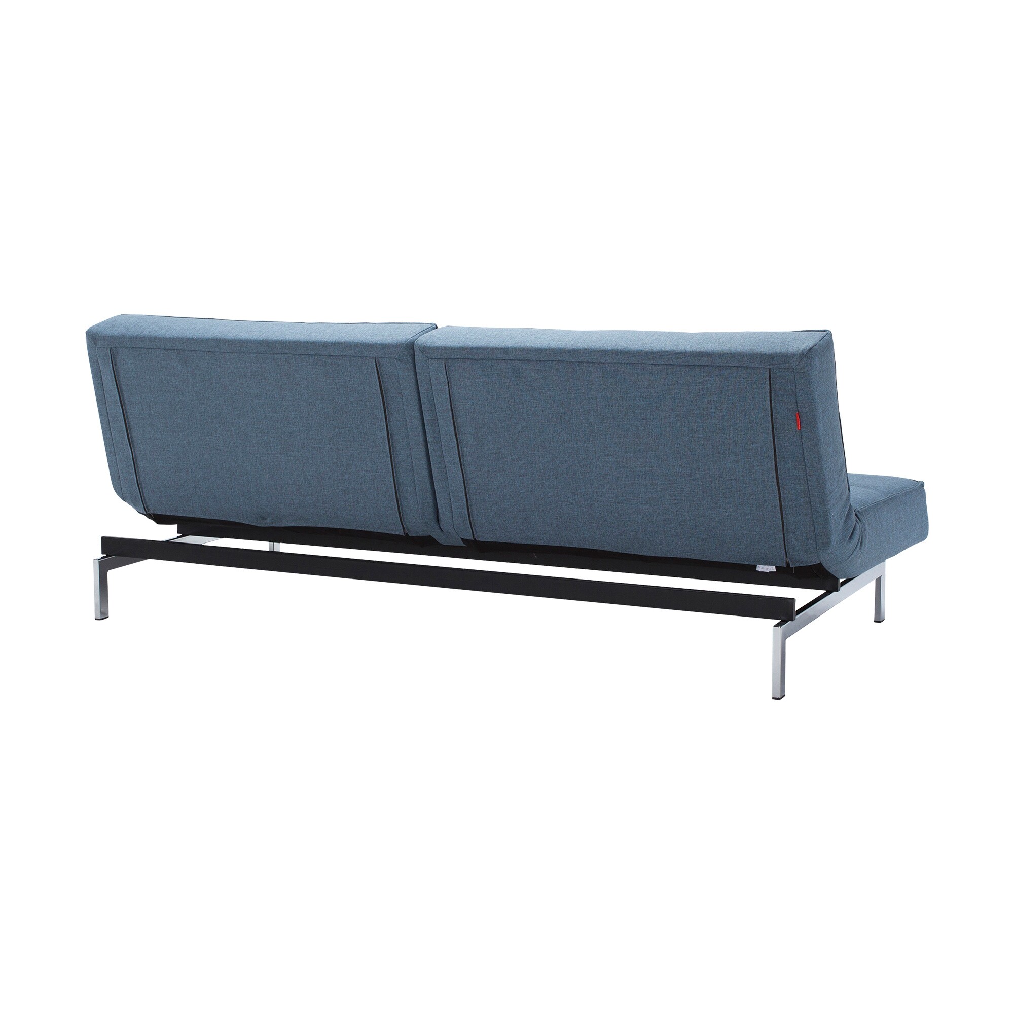 Splitback Sofa Bed Chrome 210x89cm