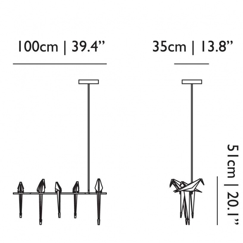 Perch Light Branch Large LED Suspension Lamp