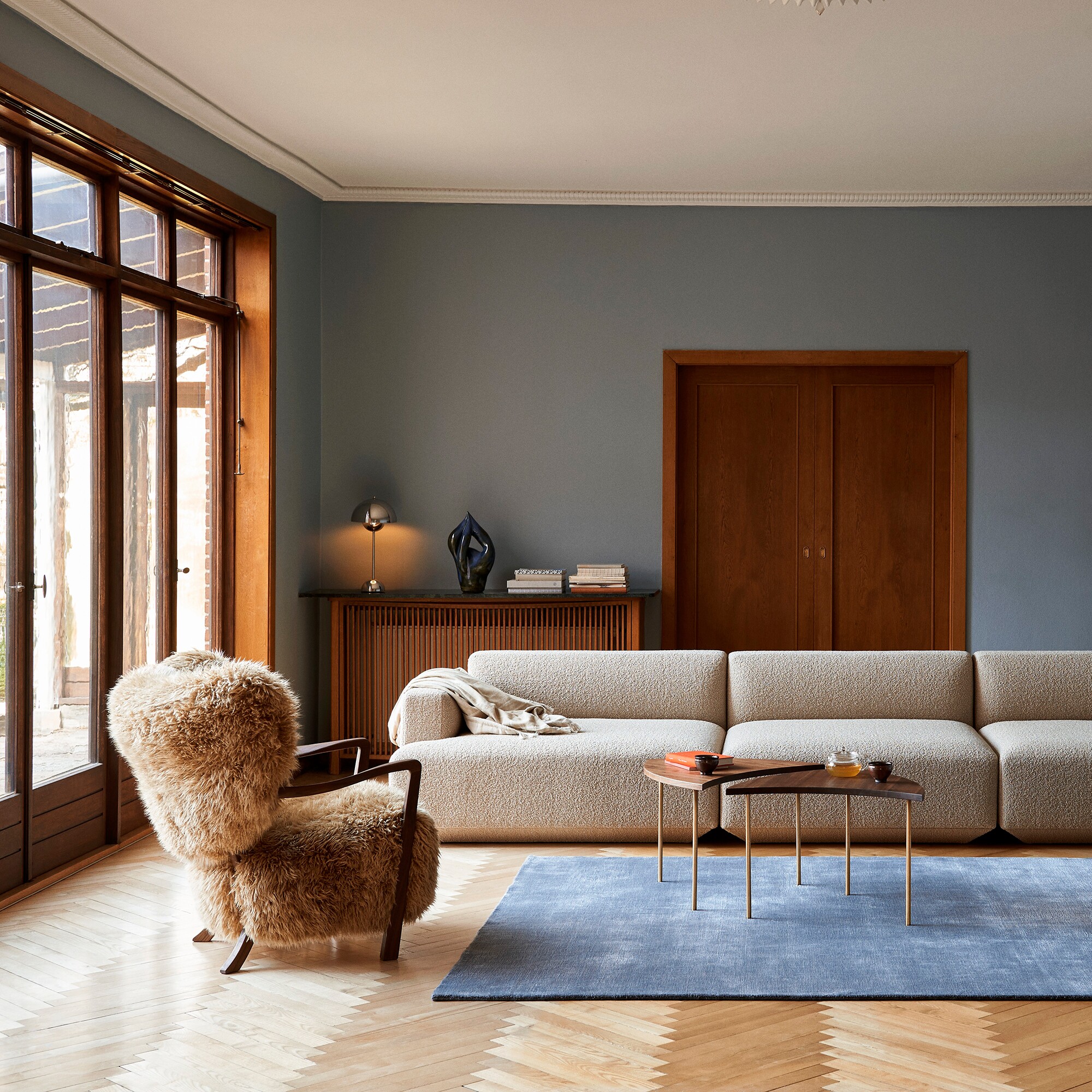 Wulff ATD2 Lounge Chair Frame Walnut