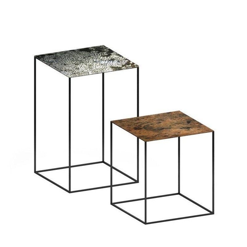 Slim Irony Art Side Table 41x41x64cm