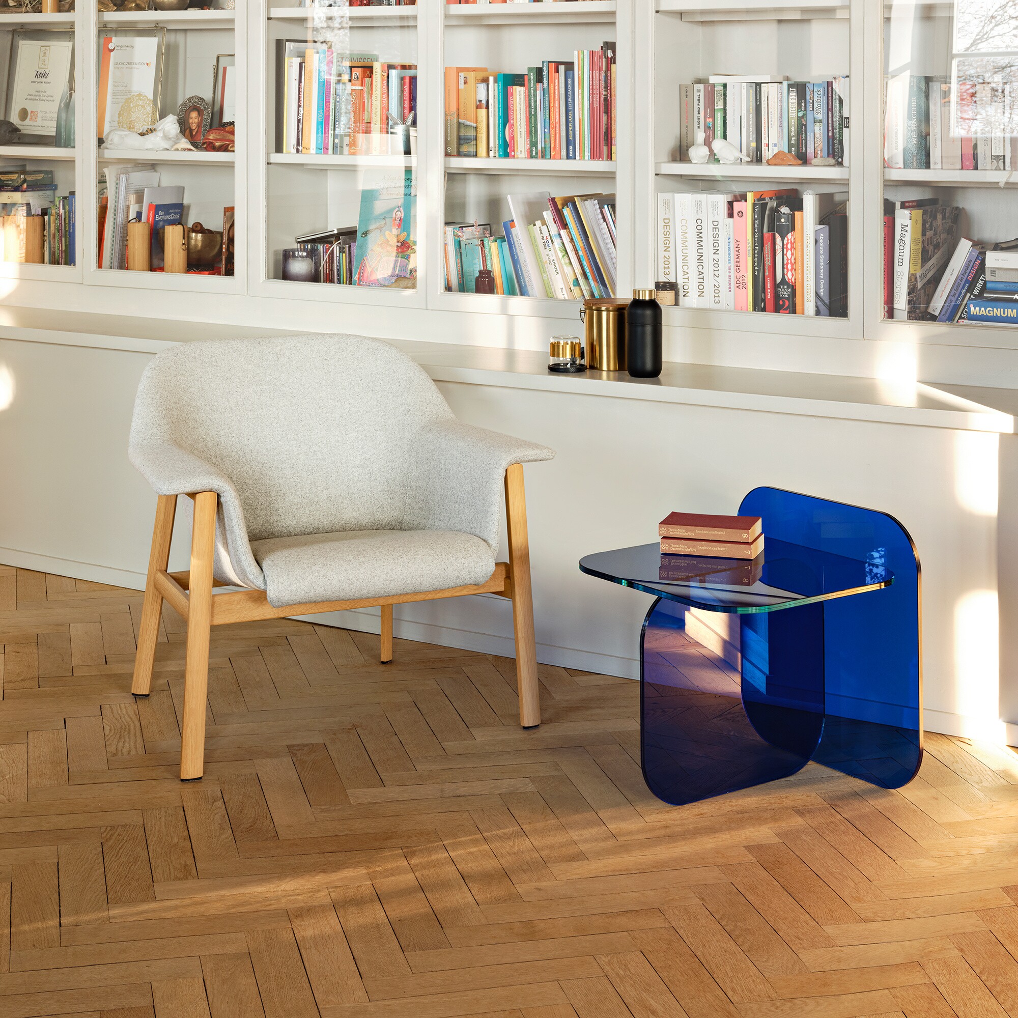 Sol Side Table Crystal Glass