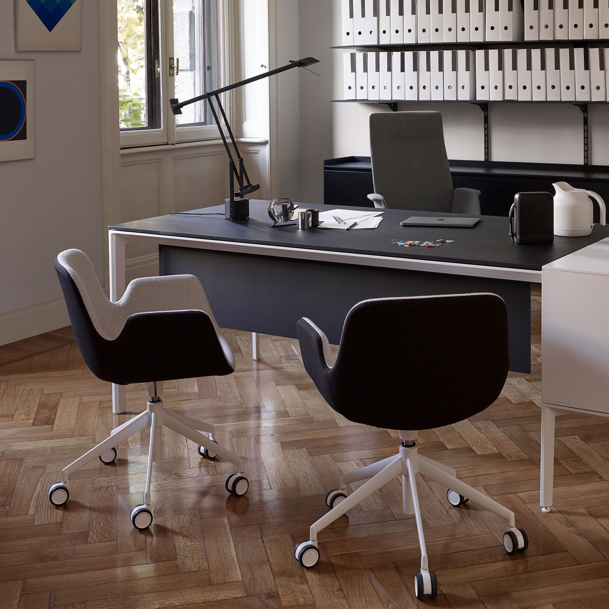 Pass S135 Armchair with Wheels 78-88cm