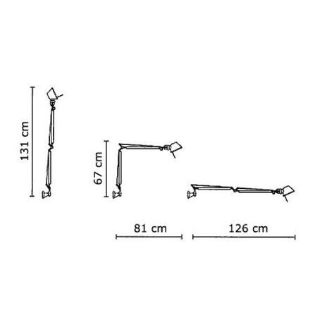 Tolomeo Parete Wall Lamp