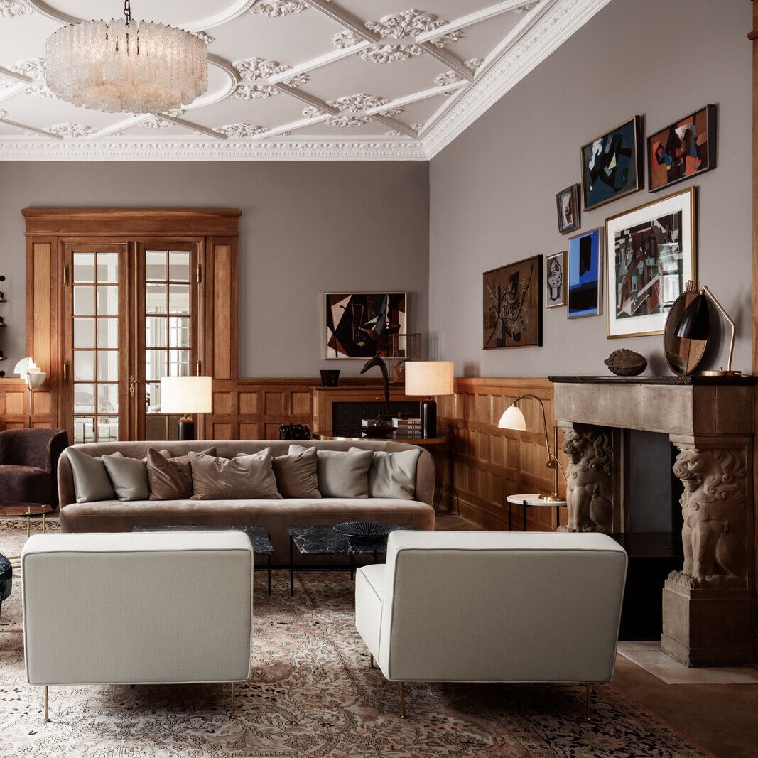 TS Side Table Marble Ø40cm