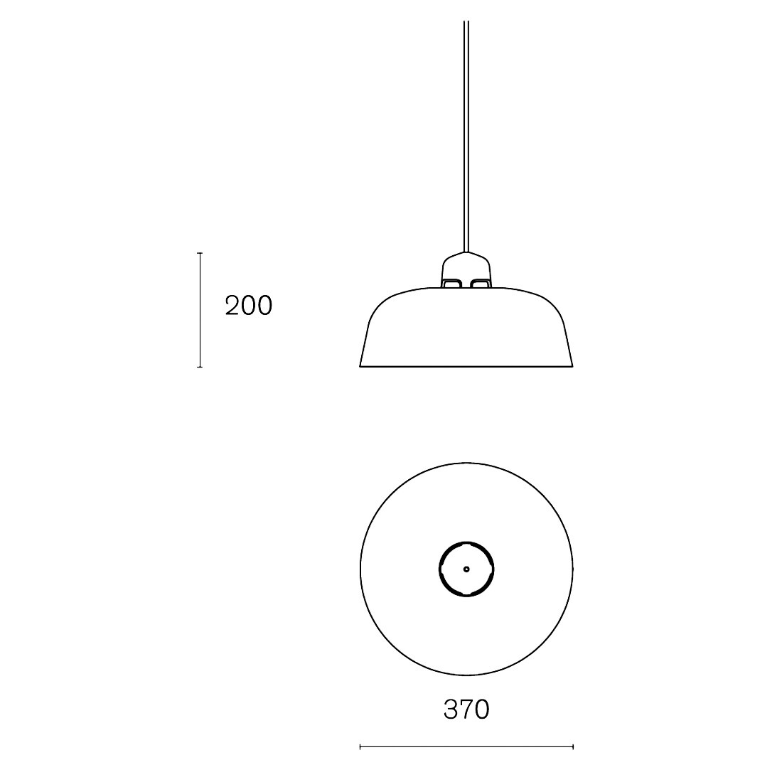 w162 Dalston s2 LED Suspension Lamp