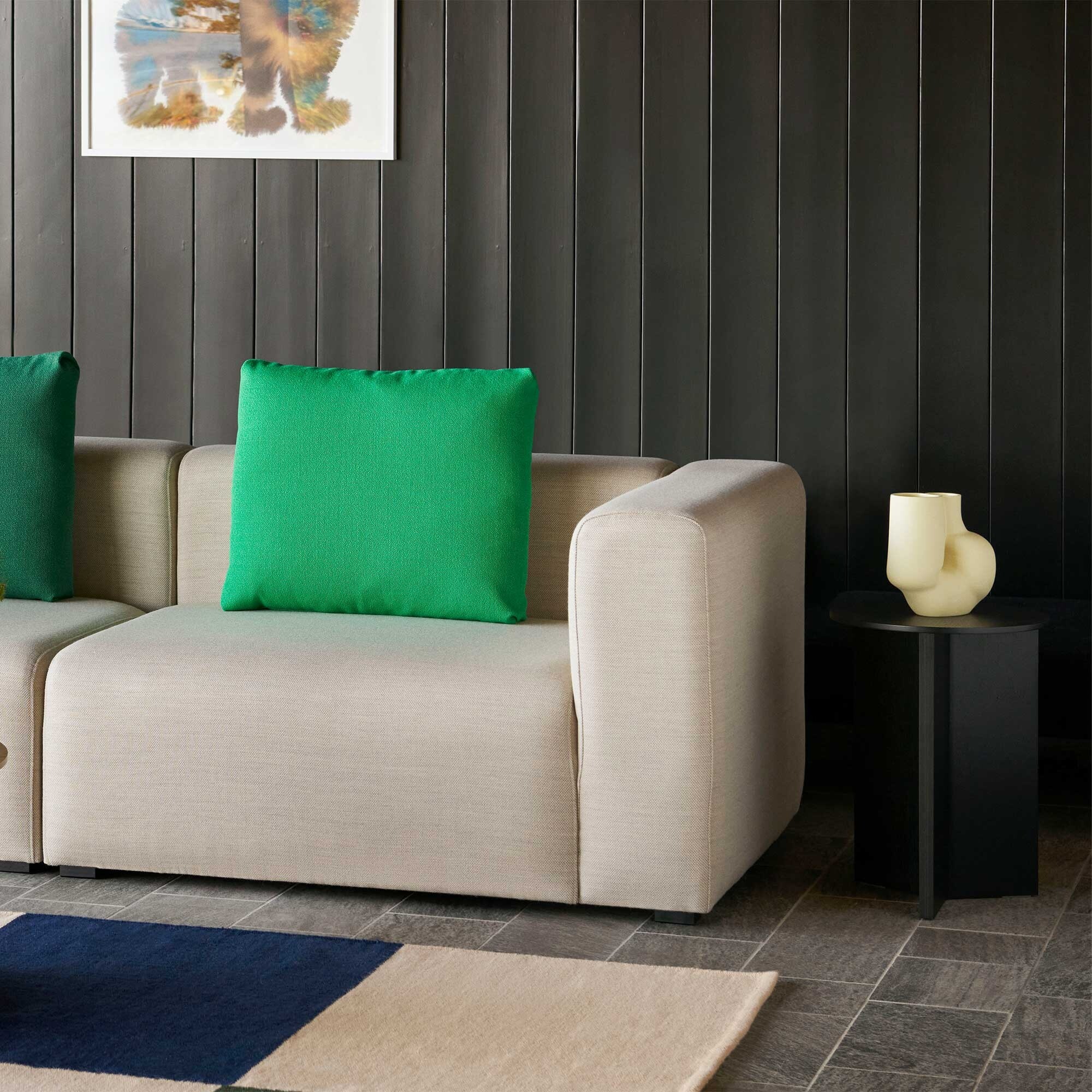 Slit Side Table Wood Round H47cm