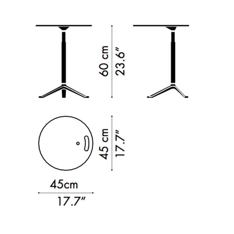 Little Friend™ KS12 Side Table Frame Polished