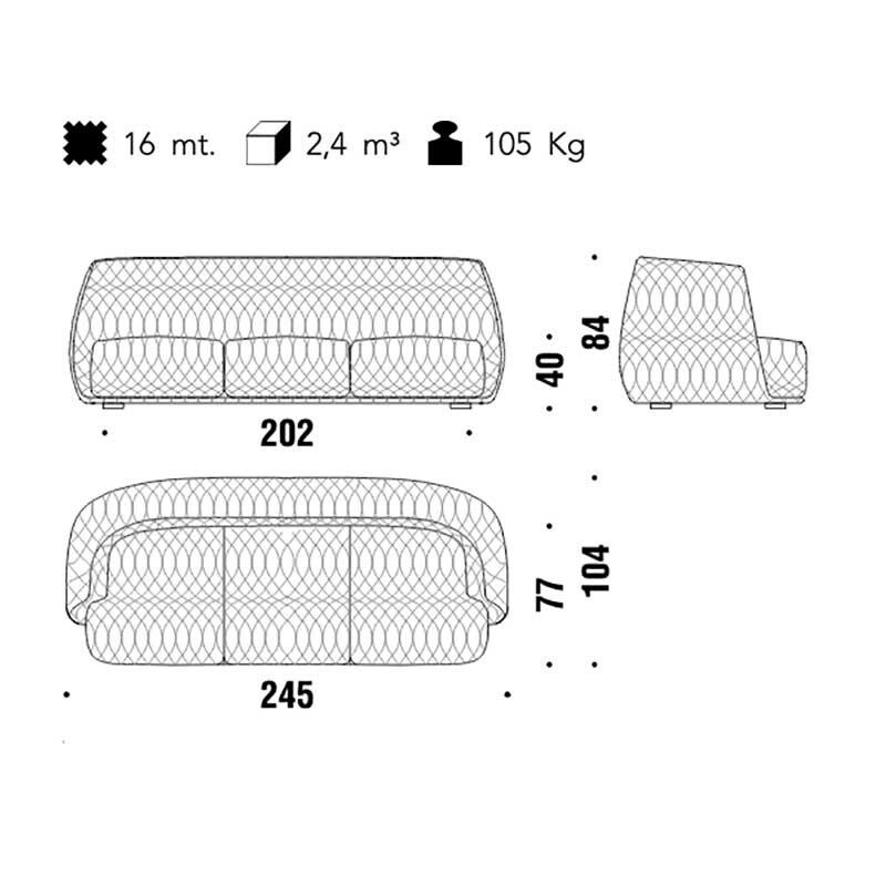 Redondo Sofa 4-seater
