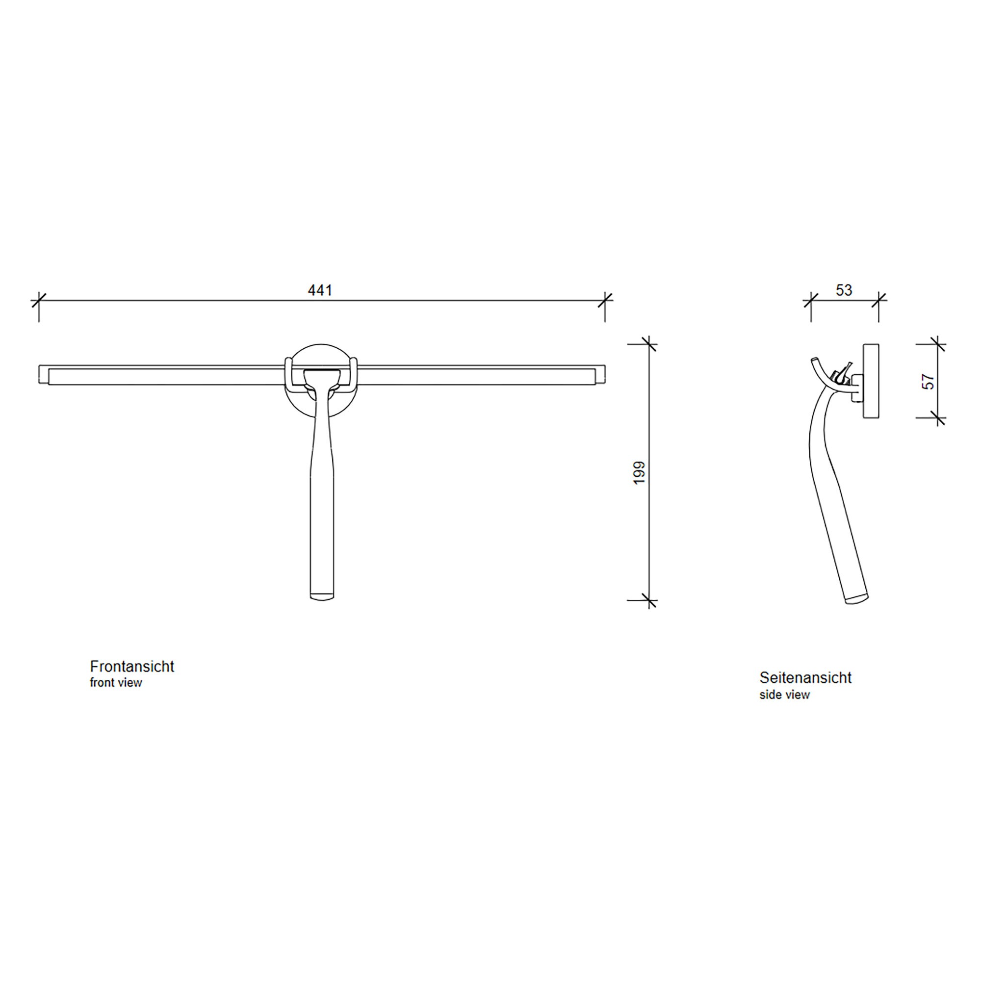 Quick XL Wiper Wall Holder