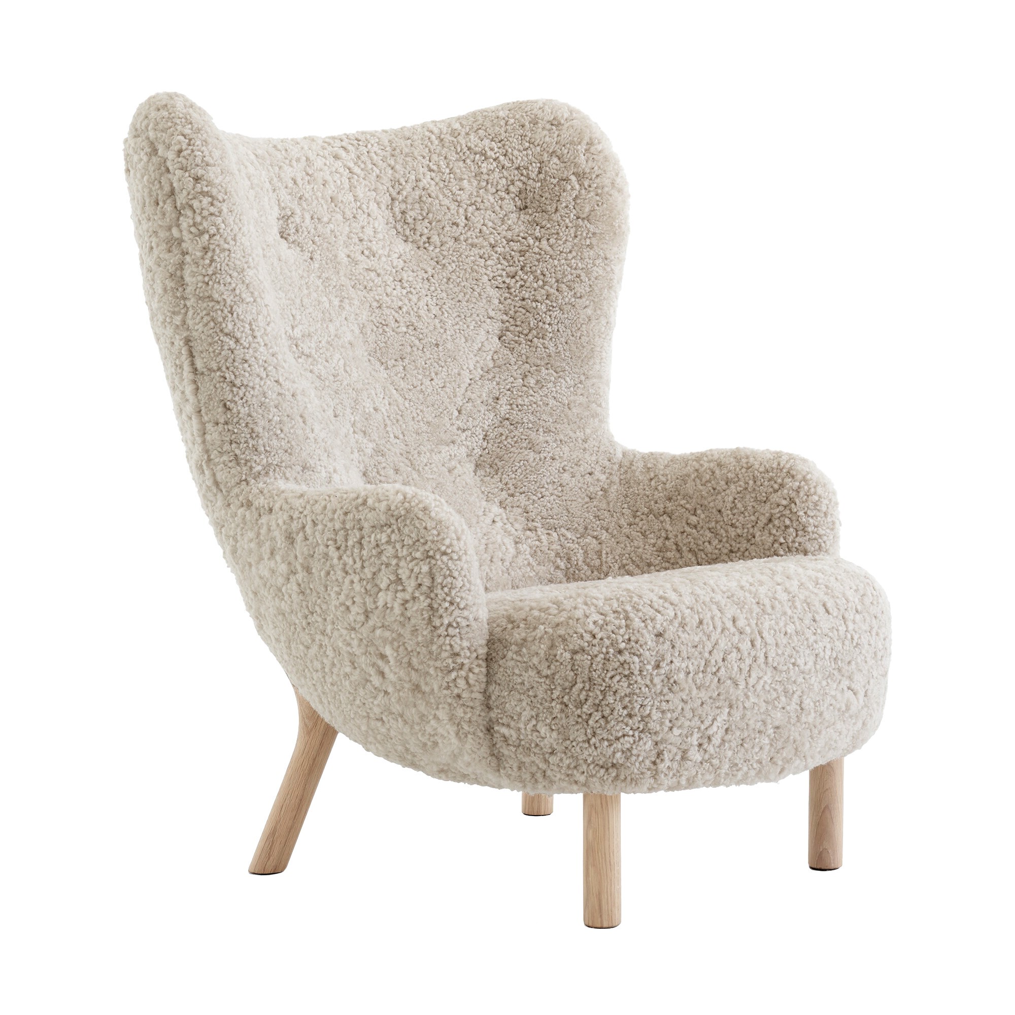 Petra VB3 Lounge Chair Frame Oak