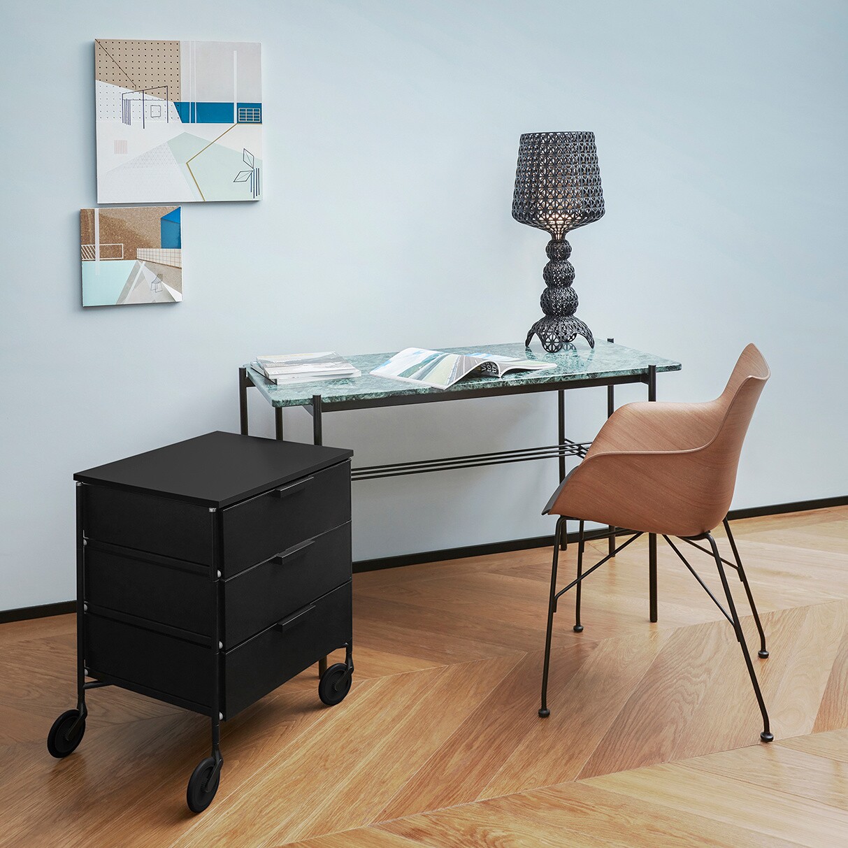 Q/Wood Armchair 55x84x57cm