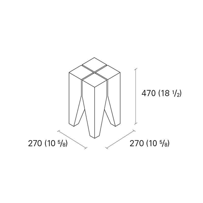ST04 Backenzahn Stool