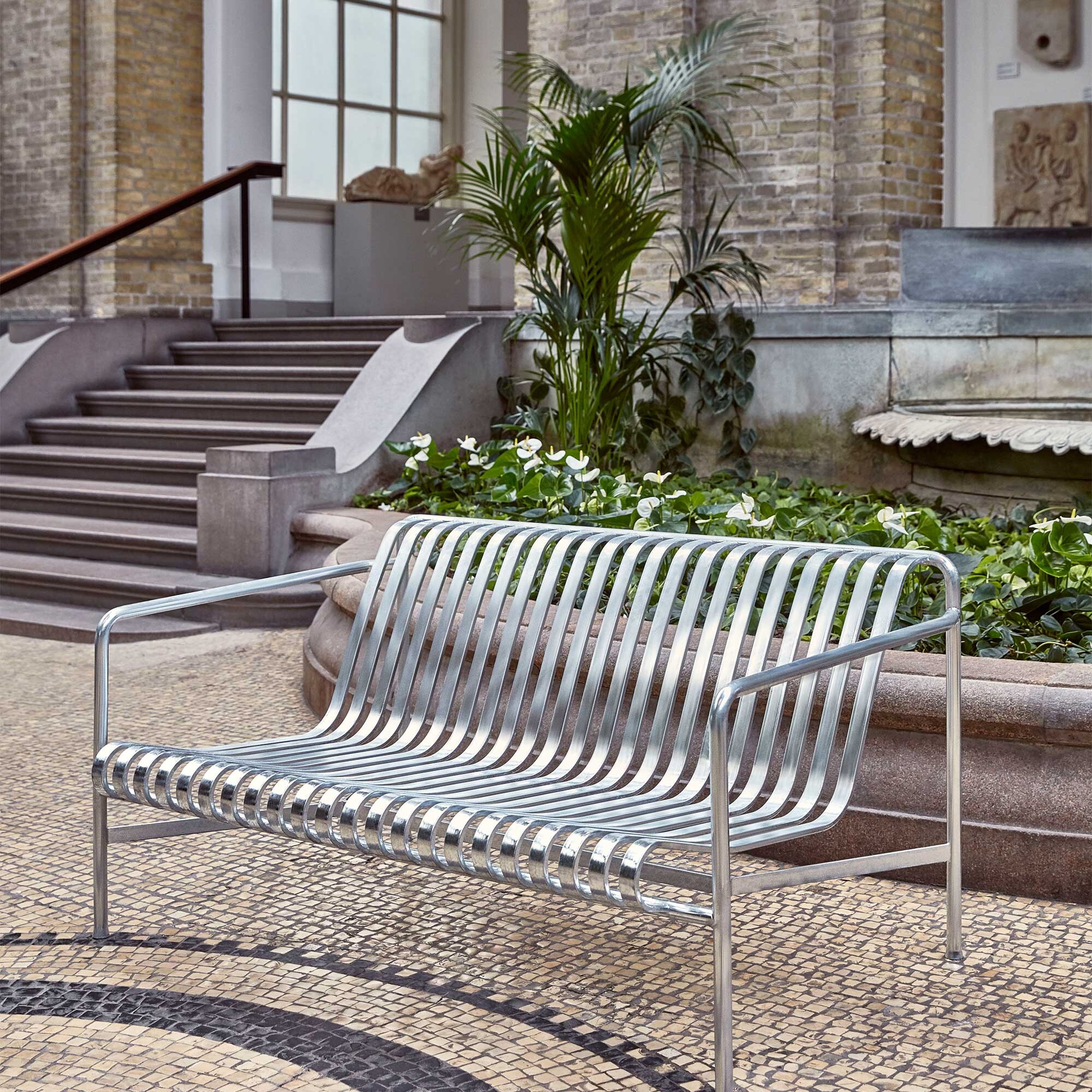 Palissade Outdoor Lounge Sofa Hot Galvanised