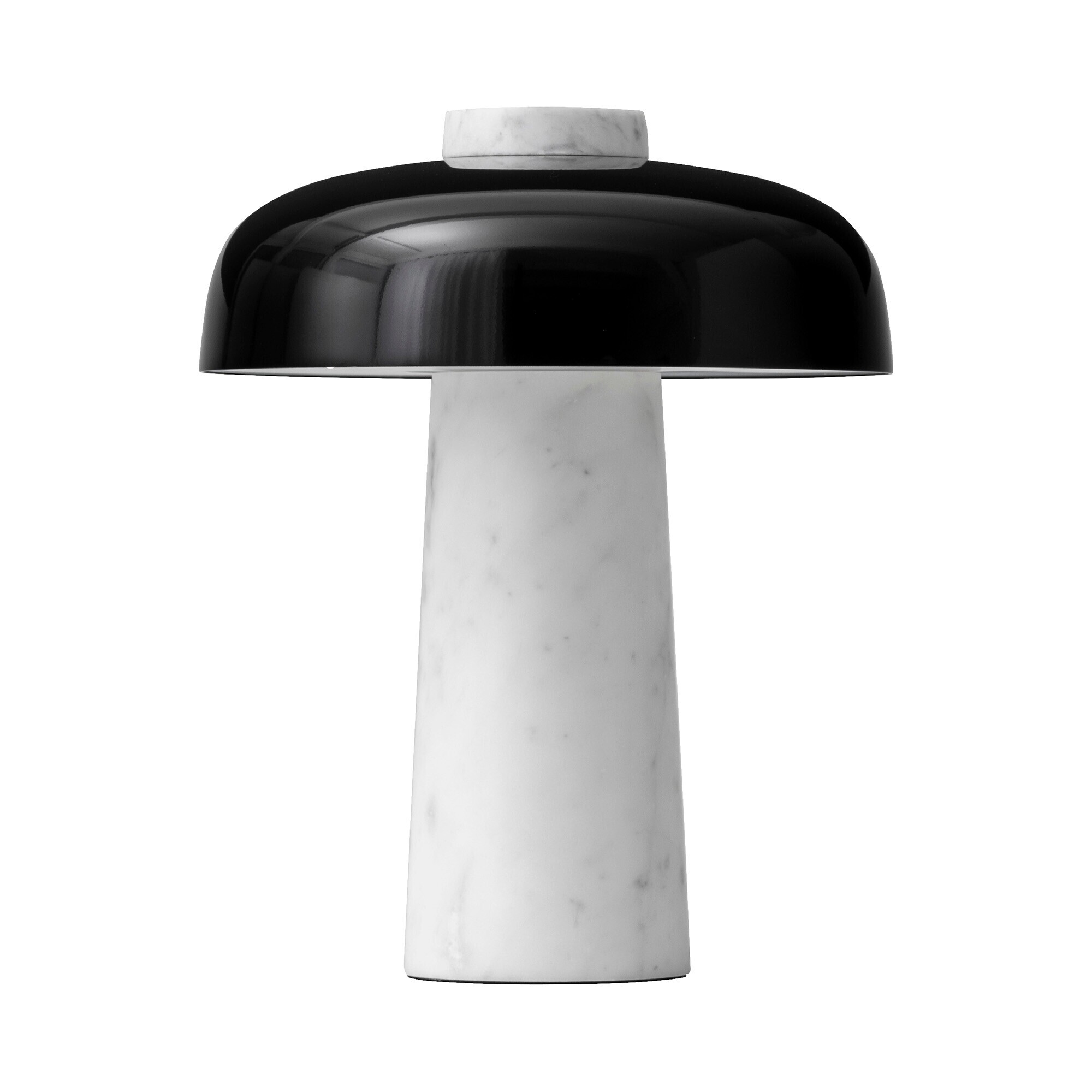 Reverse LED Table Lamp Marble