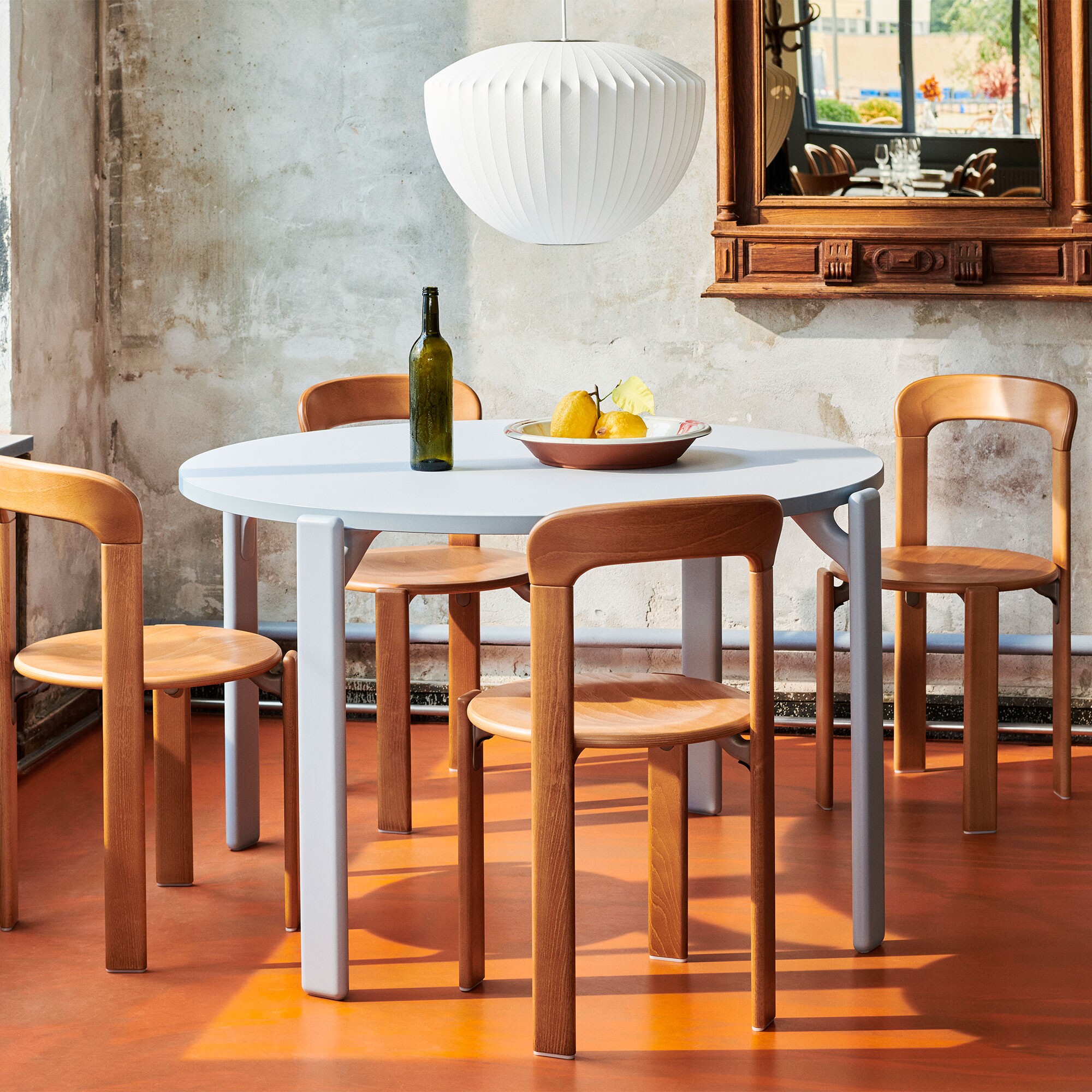 Rey Dining Table Veneer Ø128cm