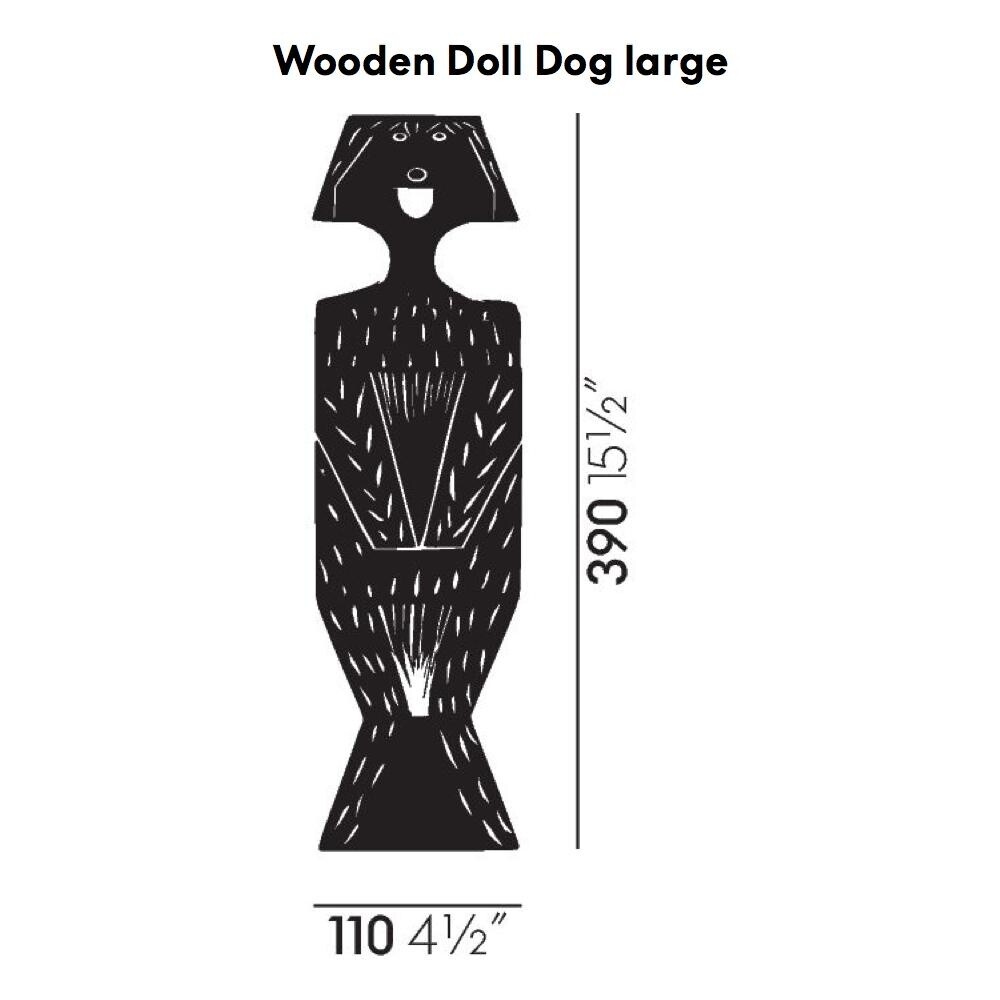Wooden Doll Dog
