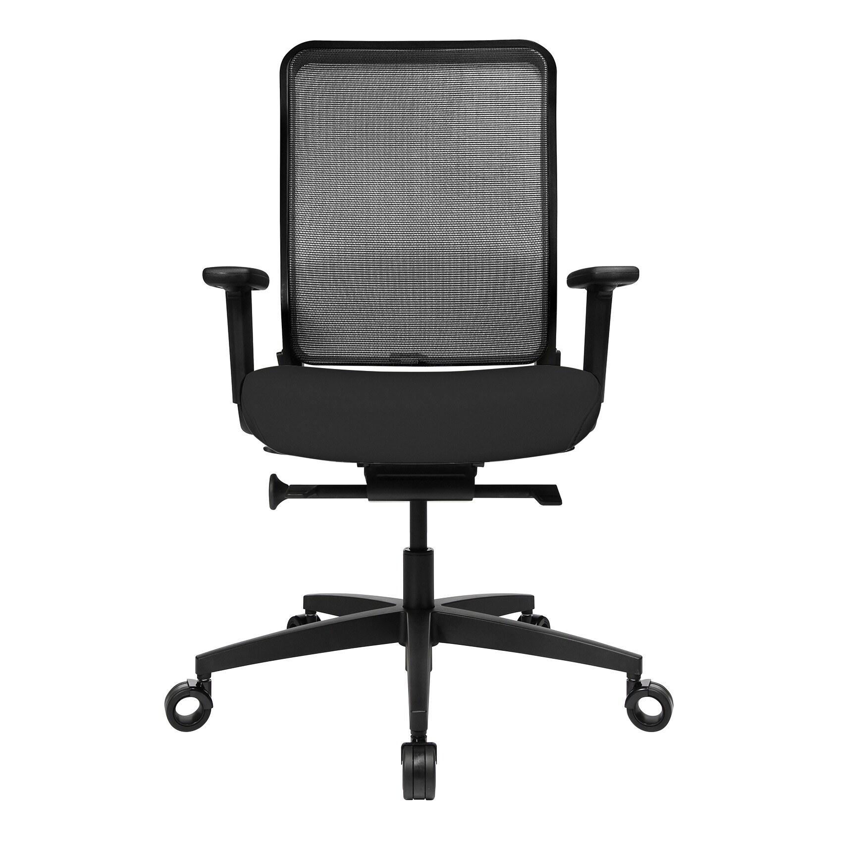 W1C Low Office Chair Backrest Net Black